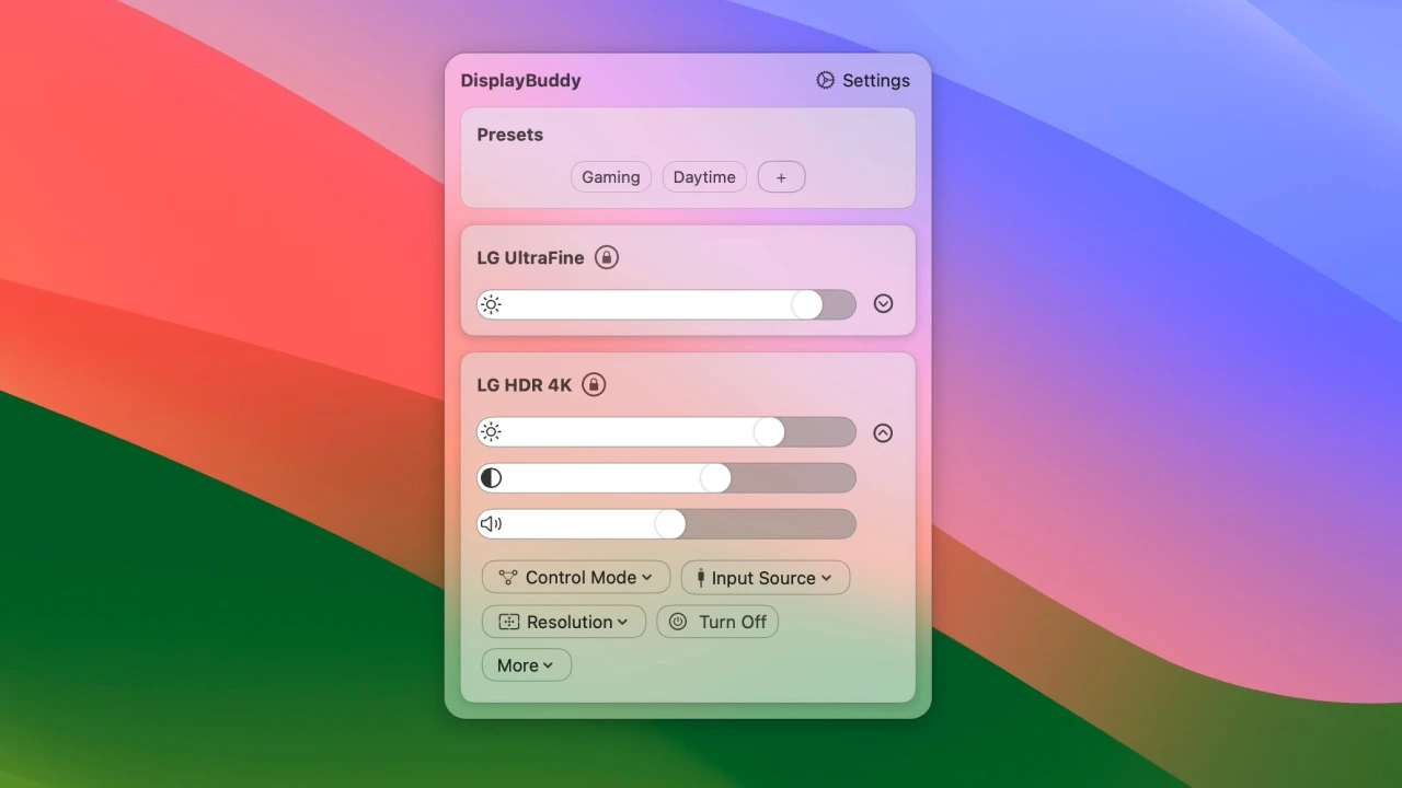DisplayBuddy screenshot 2