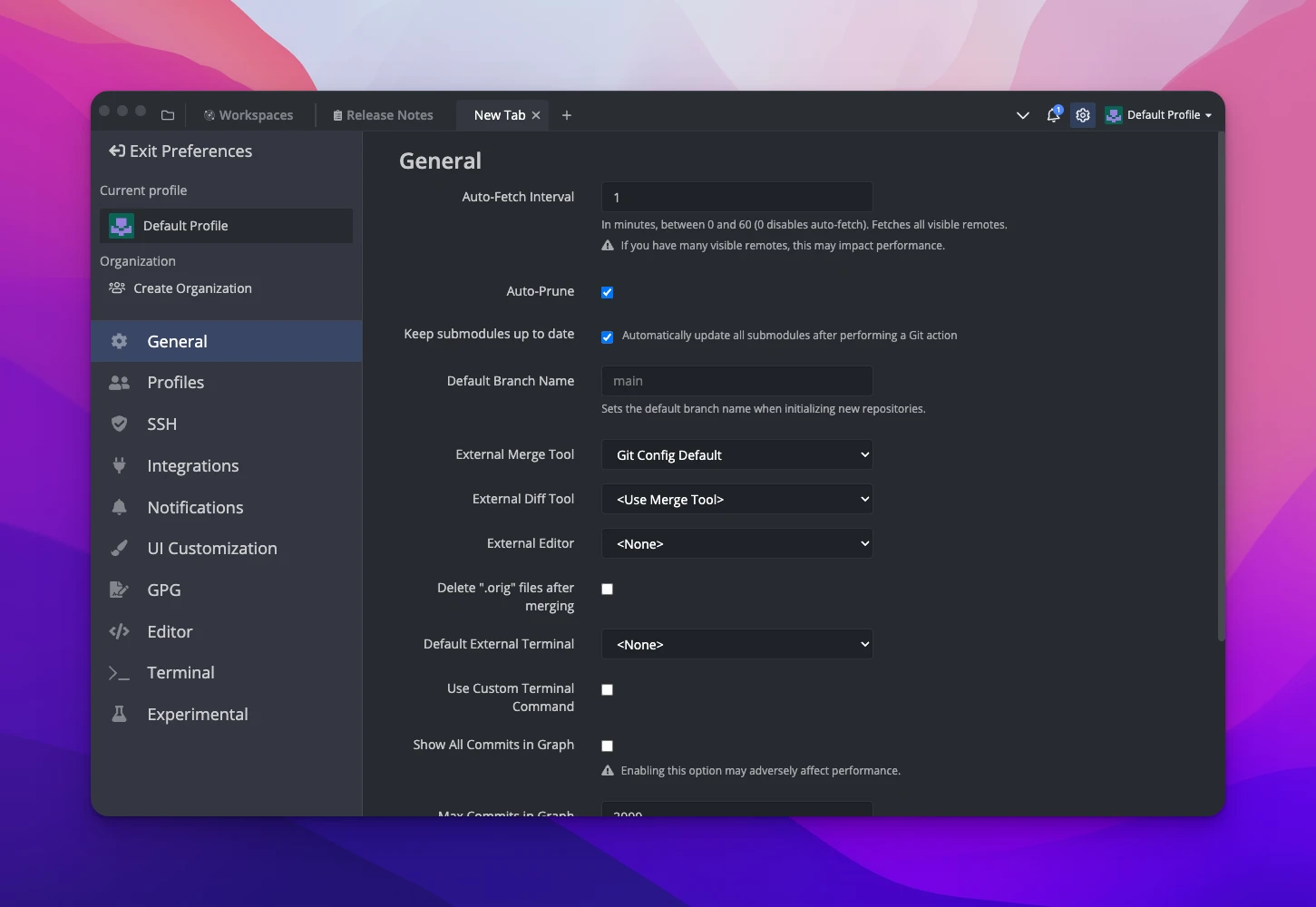 GitKraken screenshot 1