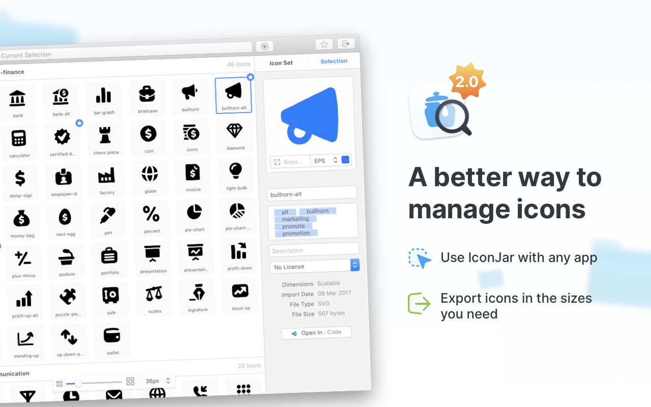 IconJar screenshot 1