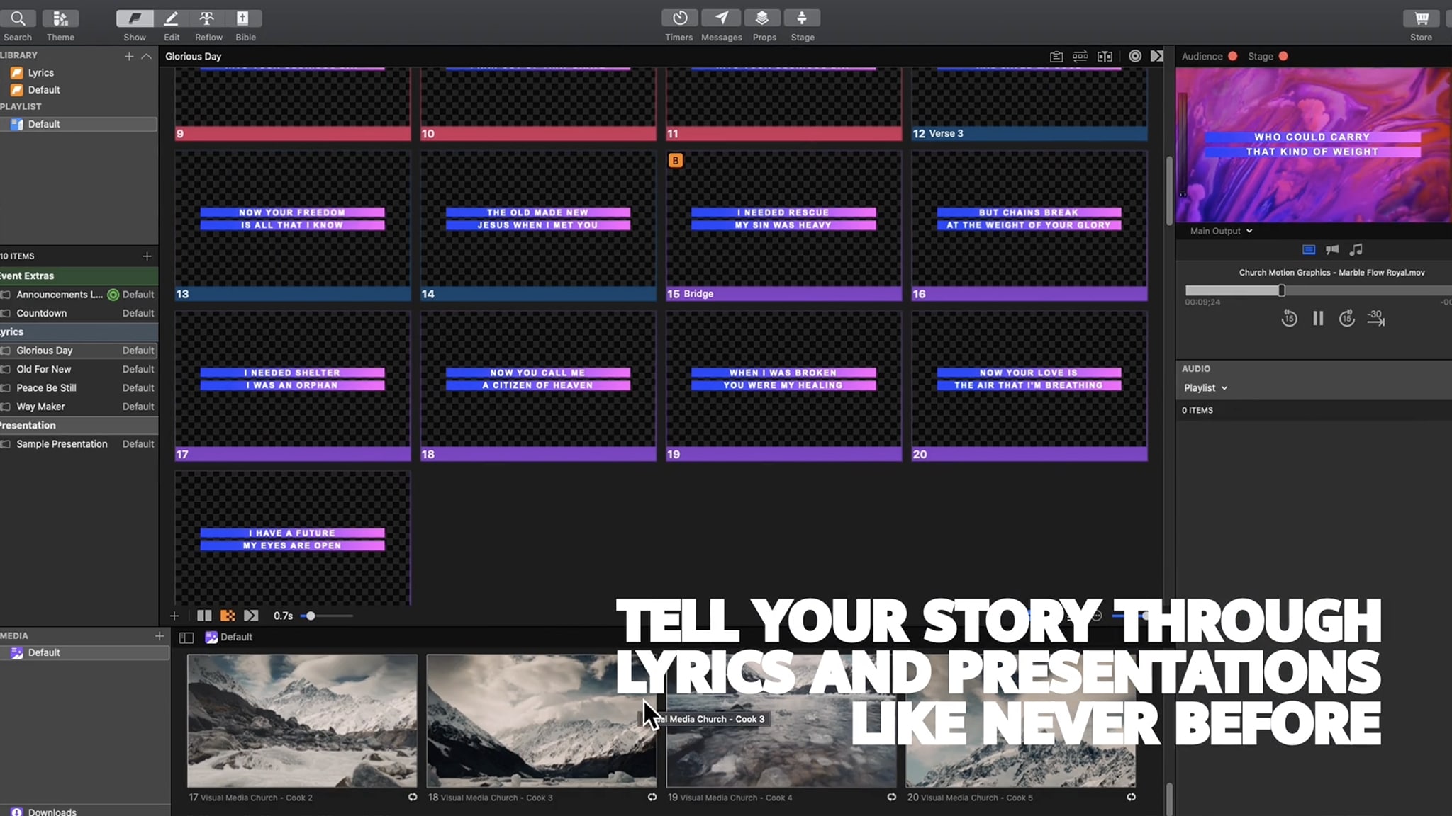 ProPresenter screenshot 3