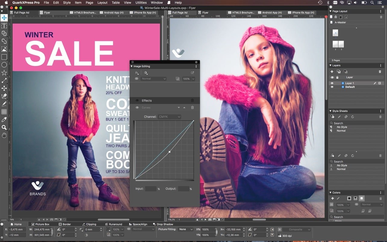 QuarkXPress screenshot 1