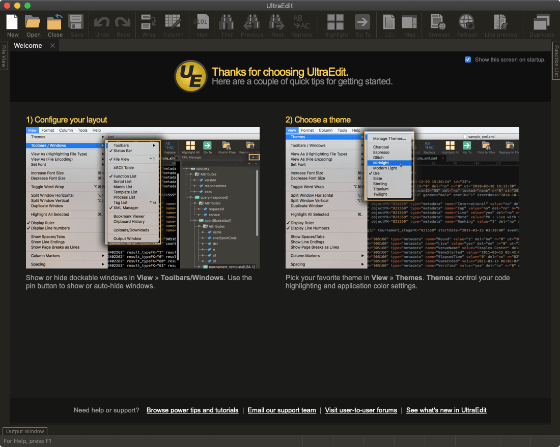 UltraEdit screenshot 4